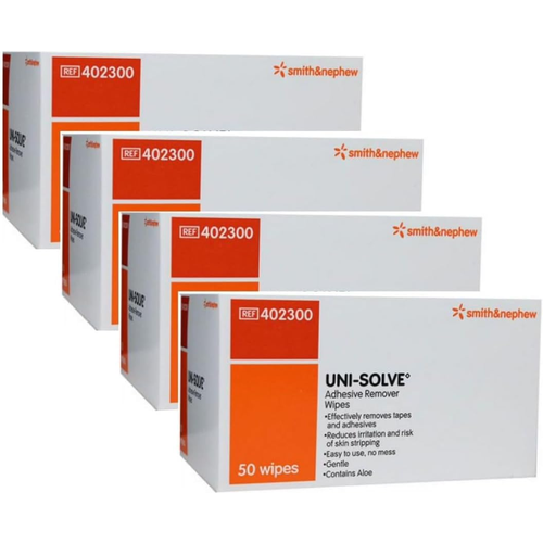 Uni-Solve Adhesive Remover Wipes 4-pack