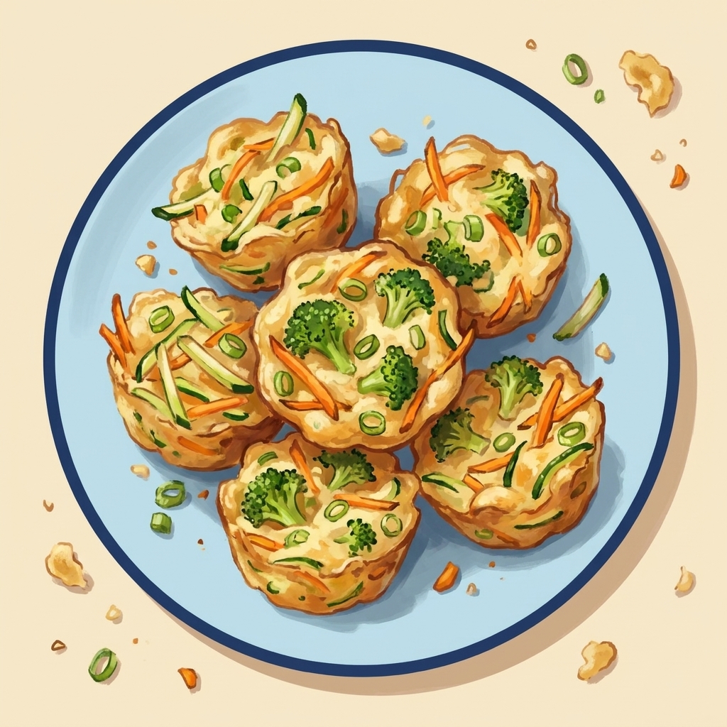 Vegetable Tempura Cups (Baked)