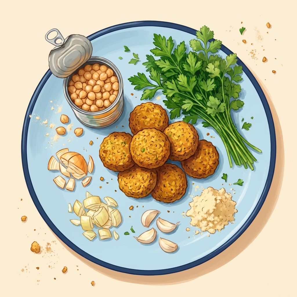 Baked (NOT Fried) Falafel