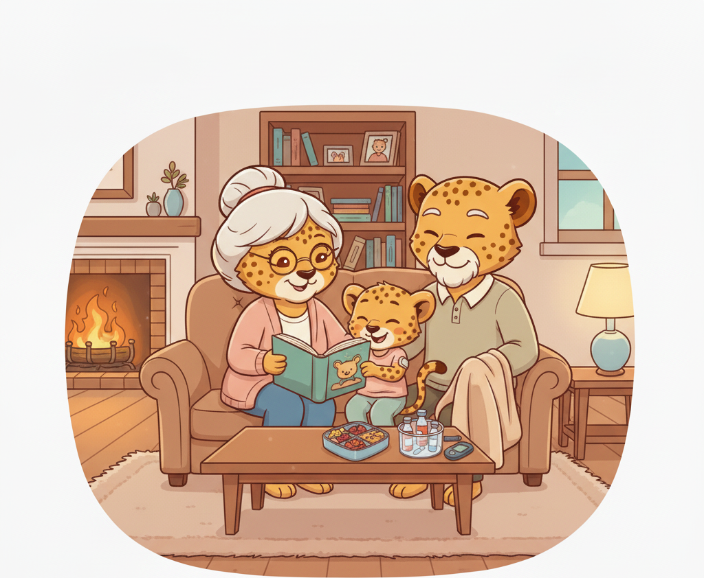 Grandparents with a T1D grandchild