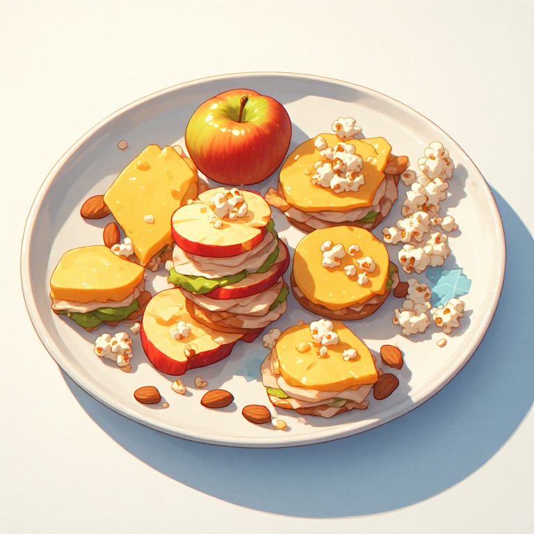 Apple Cheddar Turkey Stackers