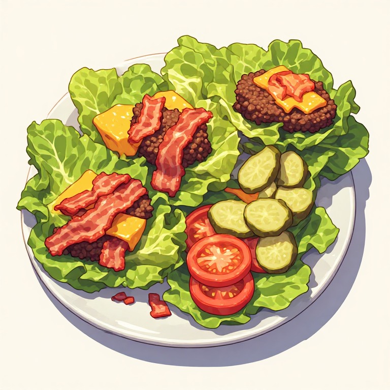 Bacon Cheeseburger Lettuce Wraps