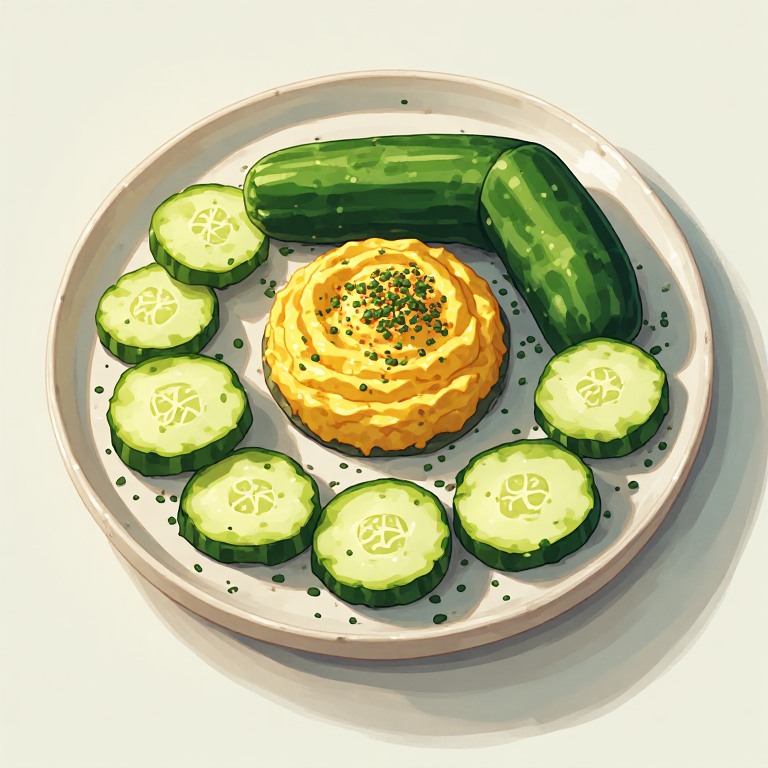 Everything Cucumber Hummus Coins