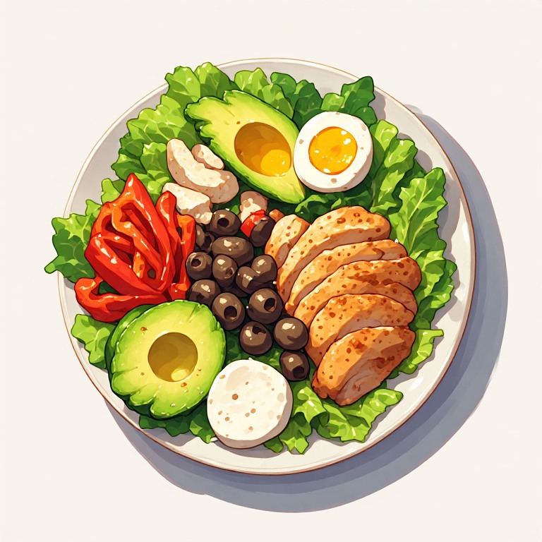 Loaded Cobb Chicken Plate