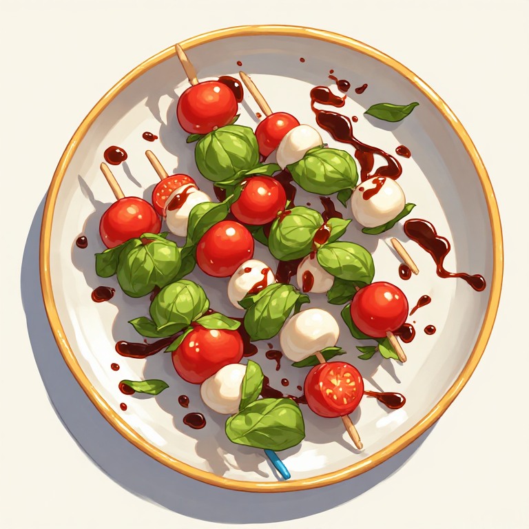 Mini Caprese Skewers