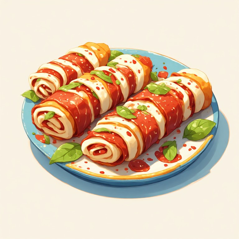 Pepperoni Mozzarella Roll-Ups