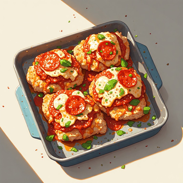 Pizza-Stuffed Chicken
